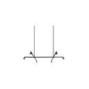 Austere-Solitaire RL D+B NICKEL + BLACK cable 3000mm / Driver incl. / dimmable (TRIAC/IGBT)6x 634LM 2700K CRI93 IP50