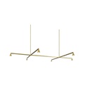 Austere-Suspension 1+ RF100 NICKEL / Center: L.750 End: L.250 Side: L.500 (Driver, Base, Canopy & Cover EXCL.)6x 634LM 2700K CRI93 IP50