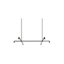 Austere-Suspension 1+ SU RF75 NICKEL / Center: L.500 End: L.500 Side: L.500 (Driver, Base, Canopy & Cover EXCL.)6x 634LM 2700K CRI93 IP50