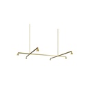 Austere-Suspension 1+ SU RF75 BLACK / Center: L.750 End: L.250 Side: L.250 (Driver, Base, Canopy & Cover EXCL.)6x 634LM 2700K CRI93 IP50