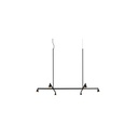 Austere-Suspension 1+ SU RF75 BLACK / Center: L.750 End: L.500 Side: L.500 (Driver, Base, Canopy & Cover EXCL.)6x 634LM 2700K CRI93 IP50