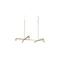 Austere-Suspension 1+ SU RF75 BRASS / Center: L.750 End: L.500 Side: L.500 (Driver, Base, Canopy & Cover EXCL.)6x 634LM 2700K CRI93 IP50