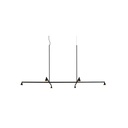 Austere-Suspension 1+ SU RL79 BRASS / Center: L.500 End: L.250 Side: L.500 / BLACK powercord & steelcable (Driver, Base, Canopy & Cover EXCL.)6x 634LM 2700K CRI93 IP50