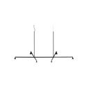 Austere-Suspension 1+ SU RL79 BRASS / Center: L.500 End: L.500 Side: L.250 / BLACK powercord & steelcable (Driver, Base, Canopy & Cover EXCL.)6x 634LM 2700K CRI93 IP50