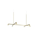 Austere-Suspension 1+ SU RL79 BLACK / Center: L.500 End: L.500 Side: L.500 / BLACK powercord & steelcable (Driver, Base, Canopy & Cover EXCL.)6x 634LM 2700K CRI93 IP50