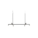 Austere-Suspension 1+ SU RL79 BRASS / Center: L.500 End: L.500 Side: L.500 / BLACK powercord & steelcable (Driver, Base, Canopy & Cover EXCL.)6x 634LM 2700K CRI93 IP50