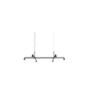 Austere-Suspension 1+ SU RL79 BRASS / Center: L.750 End: L.500 Side: L.500 / BLACK powercord & steelcable (Driver, Base, Canopy & Cover EXCL.)6x 634LM 2700K CRI93 IP50