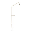 Austere-Table BLACK frame with EU Plugdriver & Push button dimmer 634LM 2700K CRI93 IP40