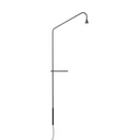 Austere-Table BRASS frame with AU Plugdriver & Push button dimmer 634LM 2700K CRI93 IP40