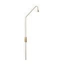 Austere-Wall plug NICKEL frame with EU Plugdriver & Push button dimmer 634LM 2700K CRI93 IP40