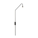 Austere-Wall plug NICKEL frame with UK Plugdriver & Push button dimmer 634LM 2700K CRI93 IP40