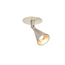 Austin 1 up Adjustable Rounded NICKEL base + NICKEL frame / 2700K / Driver incl. / dimmable (TRIAC/IGBT)  634LM 2700K CRI93 IP40