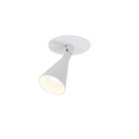 Austin 2 up Adjustable Rounded WHITE base + WHITE frame / 2700K / Driver incl. / dimmable (TRIAC/IGBT)  634LM 2700K CRI93 IP40