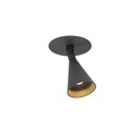 Austin 2 up Adjustable Rounded GUNMETAL base + GUNMETAL frame / 2700K / Driver incl. / dimmable (TRIAC/IGBT)  634LM 2700K CRI93 IP40
