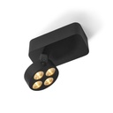 Mini-Pi 1 in ALU / WW - 40° / Driver excl. / Concrete ceiling456LM 2700K CRI93 IP40