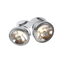 Pin-In 1 BRONZE / Transf. excl. / Bulb excl. / Concrete ceiling      IP20