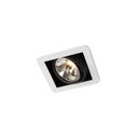 R07 in BLACK ring + BLACK frame + WHITE int. / Transf. excl. / Bulb excl.      IP20