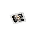 R07 in CHROME ring + BLACK frame + WHITE int. / Transf. excl. / Bulb excl.      IP20