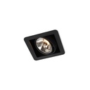 R07 in BLACK ring + CHROME frame + WHITE int. / Transf. excl. / Bulb excl.      IP20