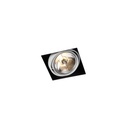 R07 in WHITE ring + CHROME frame + BLACK int. / Transf. excl. / Bulb excl.      IP20