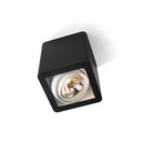 R07 in Rimless WHITE ring + BLACK int. / Transf. excl. / Bulb excl.      IP20