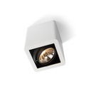 R07 up WHITE frame + WHITE int. + BLACK ring / Transf. incl. / Bulb excl. / non-dimmable      IP20
