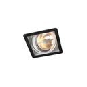 R07 up BLACK frame + BLACK int. + WHITE ring / Transf. incl. / Bulb excl. / non-dimmable      IP20