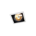 R110 in G53 BLACK ring + BLACK frame + WHITE int. / Transf. excl. / Bulb excl.      IP20