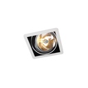 R110 in G53 CHROME ring + BLACK frame + WHITE int. / Transf. excl. / Bulb excl.      IP20
