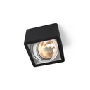 R110 in Rimless WHITE ring + BLACK int. / Transf. excl. / Bulb excl.      IP20