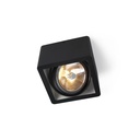 R110 in Rimless BLACK ring + BLACK int. / Transf. excl. / Bulb excl.      IP20