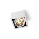R110 up G53 LED WHITE frame + WHITE int. + WHITE ring / Transf. incl. / Bulb excl. / dimmable (TRIAC/IGBT)      IP20