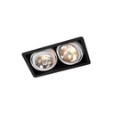 R111 in G53 WHITE ring + CHROME frame + WHITE int. / Transf. excl. / Bulbs excl.       IP20