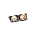 R111 in G53 BLACK ring + BLACK frame + BLACK int. / Transf. excl. / Bulbs excl.       IP20