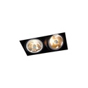 R111 in G53 BLACK ring + CHROME frame + BLACK int. / Transf. excl. / Bulbs excl.       IP20