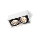 R111 in Rimless BLACK ring + WHITE int. / Transf. excl. / Bulbs excl.       IP20