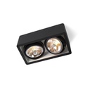 R111 in Rimless BLACK ring + BLACK int. / Transf. excl. / Bulbs excl.       IP20