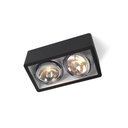 R111 in Rimless CHROME ring + BLACK int. / Transf. excl. / Bulbs excl.       IP20