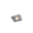 R51 in GU10 CHROME ring + WHITE frame + WHITE int. / Bulb excl.      IP20