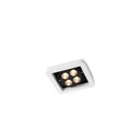 R51 in LED BLACK ring + CHROME frame + WHITE int. / WW - 25° / Driver excl. 456LM 2700K CRI93 IP40