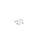 R51 in LED WHITE ring + CHROME frame + BLACK int. / WW - 10° / Driver excl. 456LM 2700K CRI93 IP40