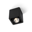 R51 up GU10 BLACK frame + WHITE int. + BLACK ring / Bulb excl.      IP20