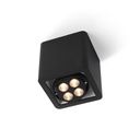 R51 up LED WHITE frame + WHITE int. + BLACK ring / WW - 10° / Driver incl. / non-dimmable456LM 2700K CRI93 IP40