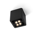 R51 up LED WHITE frame + BLACK int. + BLACK ring / WW - 40° / Driver incl. / non-dimmable456LM 2700K CRI93 IP40