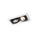R51 up LED BLACK frame + BLACK int. + WHITE ring / WW - 10° / Driver incl. / dimmable (IGBT)      IP20