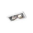 R51 up LED BLACK frame + BLACK int. + WHITE ring / WW - 40° / Driver incl. / dimmable (IGBT)      IP20