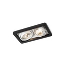 R51 up LED BLACK frame + BLACK int. + BLACK ring / WW - 25° / Driver incl. / dimmable (IGBT)      IP20