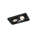 R51 up LED BLACK frame + BLACK int. + BLACK ring / WW - 10° / Driver incl. / dimmable (IGBT)      IP20