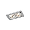 R52 in GU10 WHITE ring + WHITE frame + WHITE int. / Bulbs excl.      IP20
