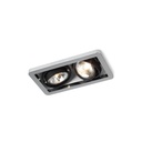 R52 in GU10 BLACK ring + WHITE frame + WHITE int. / Bulbs excl.      IP20
